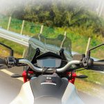 Tangki-Side Mirror-windshield-pandangan dari belakang