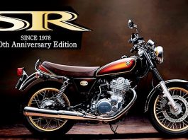 Kemunculan Yamaha SR400 sempena ulang tahun ke-40 Yamaha di Thailand