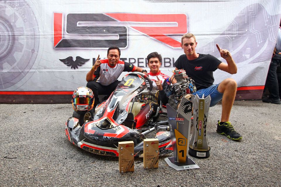 Putera Adam juara Siri IAME Asia • Motoqar