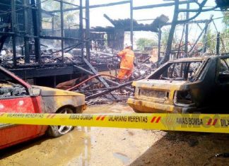 Rumah keluarga pelumba PETRONAS Sprinta Yamaha-CKJ Racing, Ahmad Afif Amran hangus terbakar