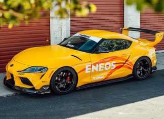 Ini spoiler terbesar dipasang pada Toyota Supra A90 baharu