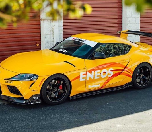 Ini spoiler terbesar dipasang pada Toyota Supra A90 baharu