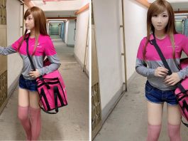 Awek cosplay buat Foodpanda