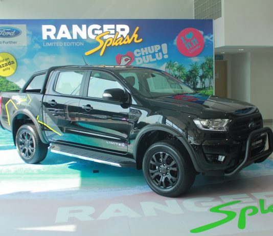 Ford Ranger Splash edisi terhad hanya boleh dibeli di Lazada 11.11