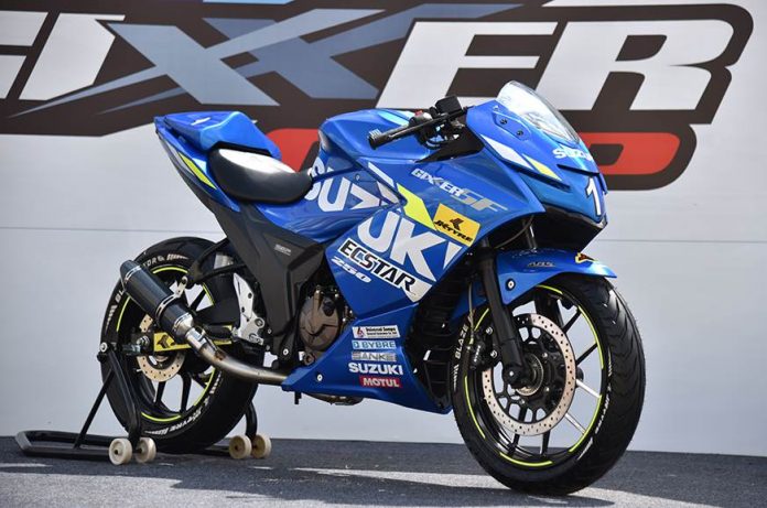 gixxer sf 250 silver