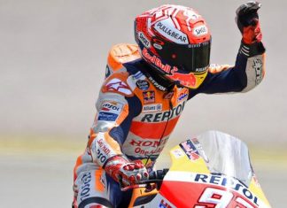 Marc Marquez rampas kedudukan pole dari duo Petronas