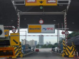RFID di semua plaza tol PLUS Malaysia Bhd pada April 2020