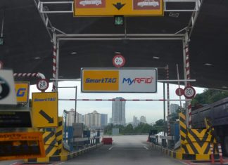 RFID di semua plaza tol PLUS Malaysia Bhd pada April 2020