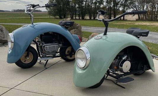 Volkspod, motosikal mini hasil dari komponen VW Bettle