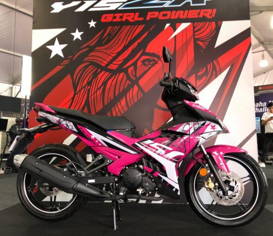 Yamaha Y15ZR edisi khas Girl Power ini sesuai untuk ‘awek’ rider Y-Suku
