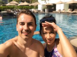 Jorge Lorenzo kongsi gambar wefie bersama Dayana Roza di Bali