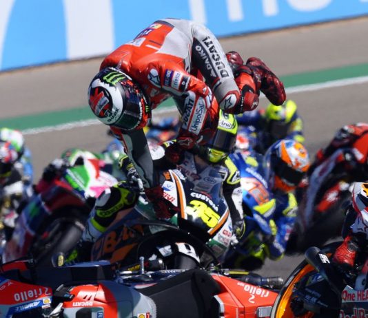 Andrea Dovizioso muncul pelumba MotoGP paling kurang alami kemalangan