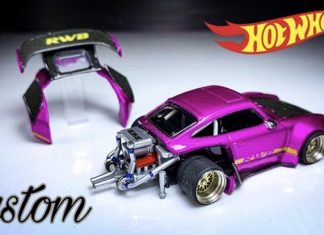Percayakah anda, Porsche 911 RWB ini asalnya model Hot Wheels biasa?