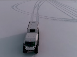 Sherp Ark: Kereta Rusia yang boleh menembusi lautan ais dan air