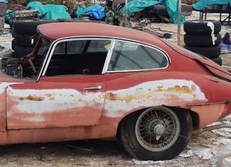 30 buah Jaguar vintage ditemui di rumah hijau lama