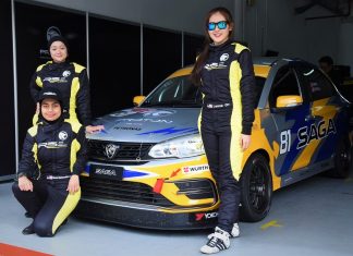 Proton R3 tampil pasukan lumba wanita, tamat tempat ke-7 dari petak belakang!