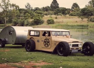 Toyota Land Cruiser FJ40 diubahsuai jadi ‘hot rod’!