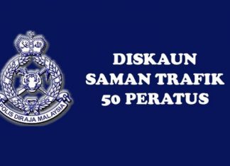 Diskaun 50 peratus saman trafik – PDRM