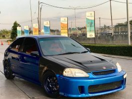 Honda Civic EK9 penuh jajan dan barang karbon boleh jadi milik anda!