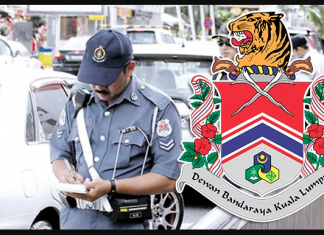 Kompaun trafik DBKL sempena sambutan Hari Wilayah Persekutuan