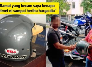 Sebiji helmet yang berharga sebuah RXZ Catalyzer original!