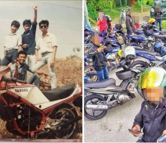 Setia kawan Mat Motor dulu-dulu berbanding sekarang