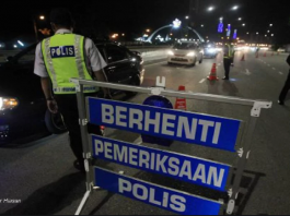 Polis Kuala Lumpur tahan 158 pemandu mabuk pada Januari lepas