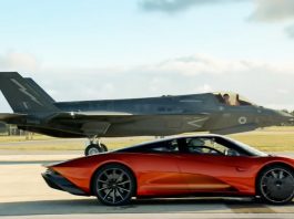 Top Gear gandingkan McLaren Speedtail dengan pesawat pejuang F-35 pula!