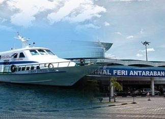 Perkhidmatan feri penumpang, bot laju ke tanah besar Sabah, Sarawak dari Labuan dihentikan sementara waktu