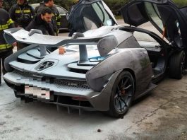 McLaren Senna terbakar di jalan raya, puncanya masih belum diketahui