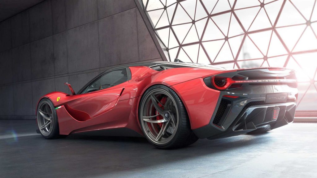 Ferrari 3D rindering