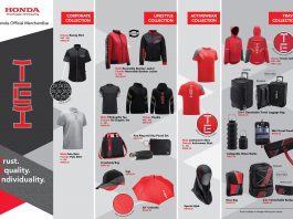 Anda pandu Honda? Rangkaian baju dan aksesori TEI ini paling sesuai untuk digayakan!