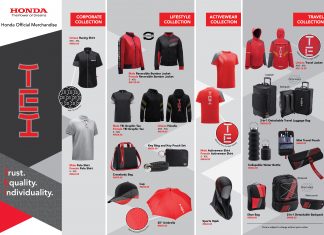 Anda pandu Honda? Rangkaian baju dan aksesori TEI ini paling sesuai untuk digayakan!