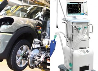 Pengeluar kereta UK sedia bantu penghasilan ventilator untuk lawan virus Corona