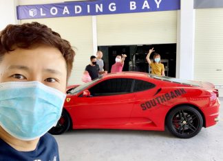PKP: Restoran di Kuching guna Ferrari F430 untuk hantar makanan