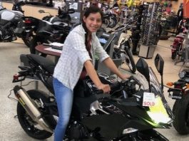 Motosikal dicuri, seorang jururawat dihadiahkan sebuah Kawasaki Ninja 400