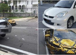 Ganti Perodua Myvi selepas terbabit kemalangan dengan Lamborghini Huracan