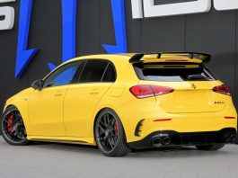 Mercedes-AMG A45 ini ditala untuk mencapai 323km/j