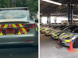Polis Thailand jadikan Tesla Model 3 Performance sebagai kereta peronda