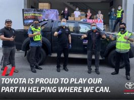 Toyota agih pelindung dalam kabin kereta untuk petugas Covid-19 seluruh negara