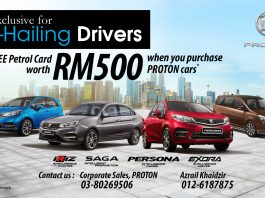Proton tawar kad petrol RM500 jika anda beli kereta untuk e-hailing