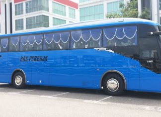 Perkhidmatan bas pekerja dan pelancong dibenarkan beroperasi dengan kapasiti penuh