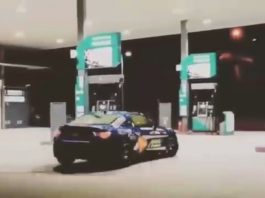 Dua individu ditahan kerana drift di stesen minyak