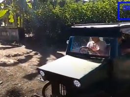 Berbekalkan ilmu dari internet, seorang pemuda di Indonesia cipta kereta elektrik