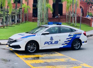 PDRM terima 425 unit kereta peronda Honda Civic 1.8S baharu