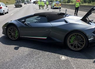Baru berusia 20 minit! Lamborghini Huracan terlibat kemalangan selepas keluar dari pusat jualan
