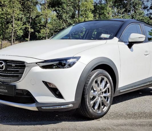 Pakej edisi terhad untuk Mazda CX-3 sempena ulangtahun ke-100 Mazda, gaya sporti oleh MazdaSports Division