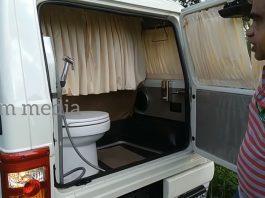 Elak dijangkiti Covid-19, kenderaan ini diubahsuai dengan dilengkapi tandas peribadi