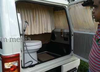 Elak dijangkiti Covid-19, kenderaan ini diubahsuai dengan dilengkapi tandas peribadi