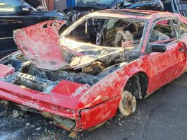 Selepas 26 tahun, Ferrari Mondial ini dijumpai semula di dasar sungai dan penampilannya agak mengejutkan
